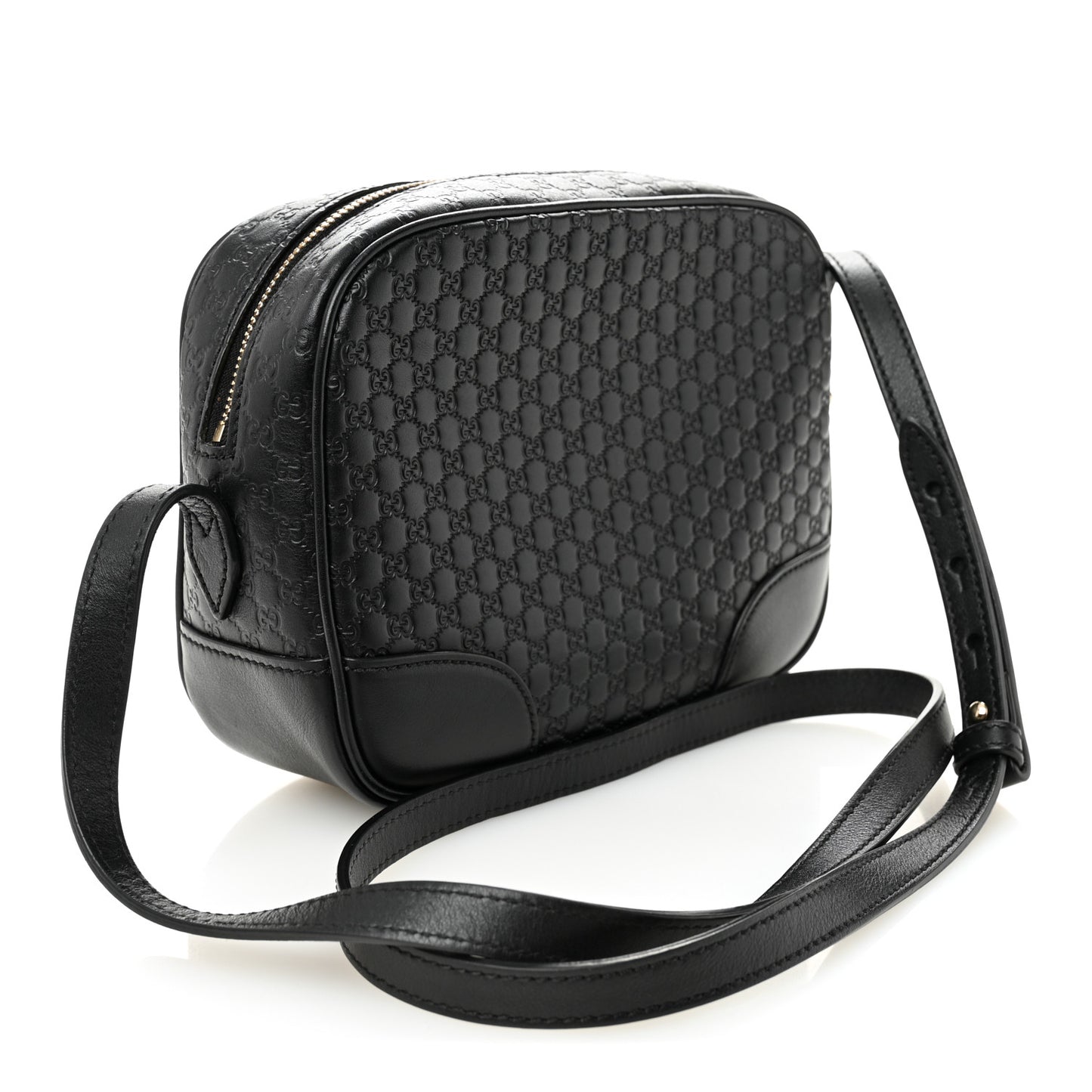 Microguccissima Mini Bree Messenger Bag Black