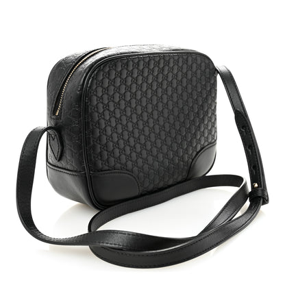 Gucci Microguccissima Mini Bree Messenger Bag Black 3 of 10