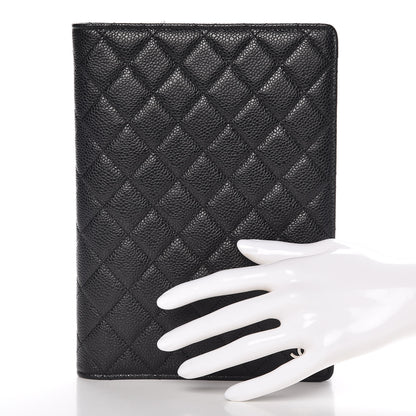 Chanel Caviar Quilted Large Agenda Cover Black 2 of 16