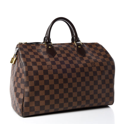 Louis Vuitton Damier Ebene Speedy 35 3 of 18