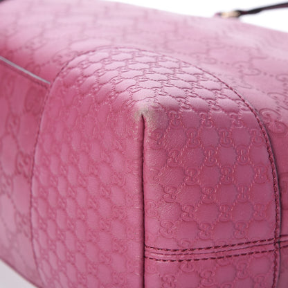 Gucci Guccissima Medium Bree Foldover Tote Peonia Flower 11 of 11
