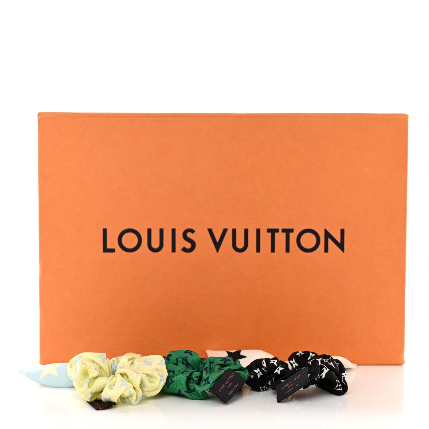 Louis Vuitton Silk Summer Stardust Scrunchies Set Multicolor 4 of 4