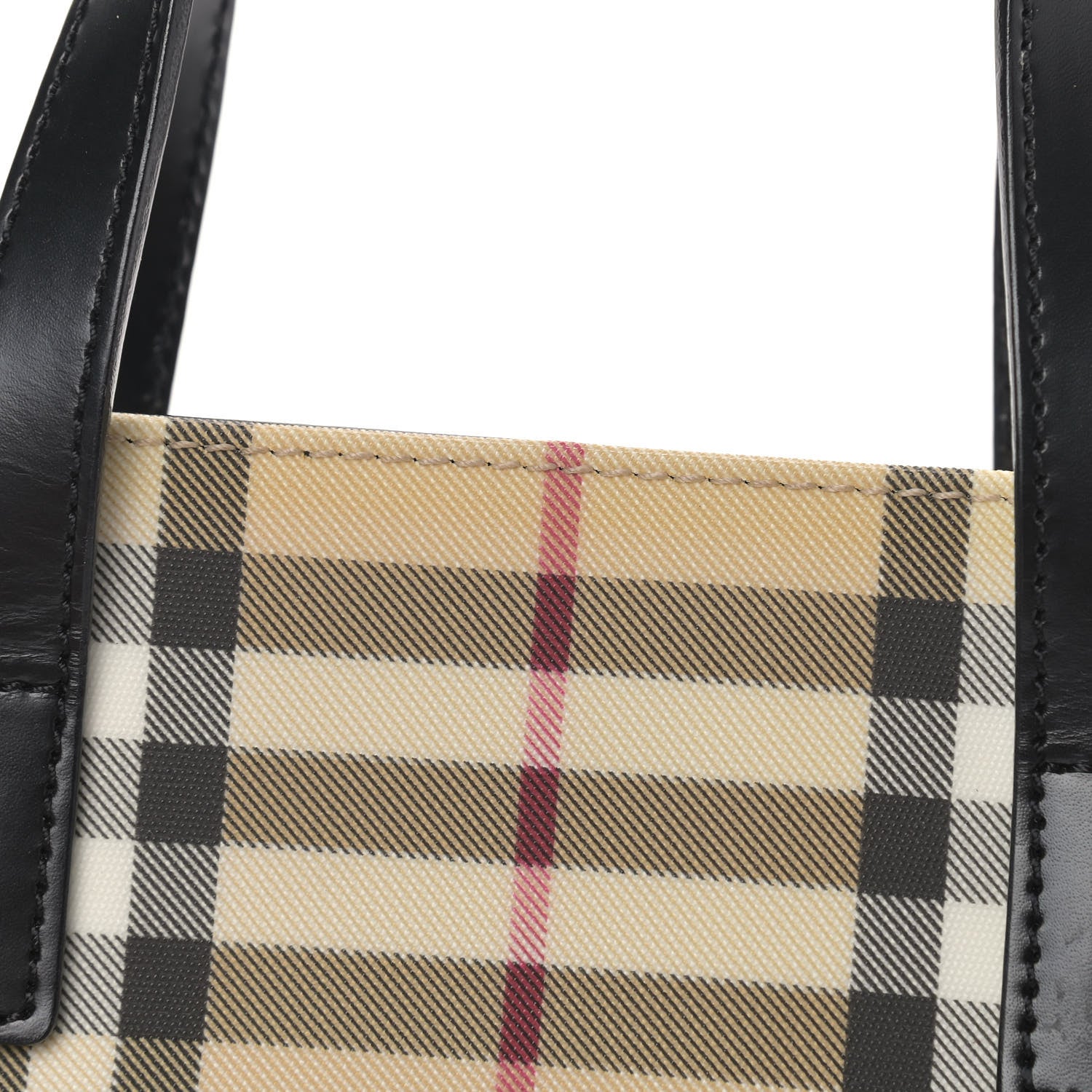 Burberry House Check Small Tote Black 11 of 15