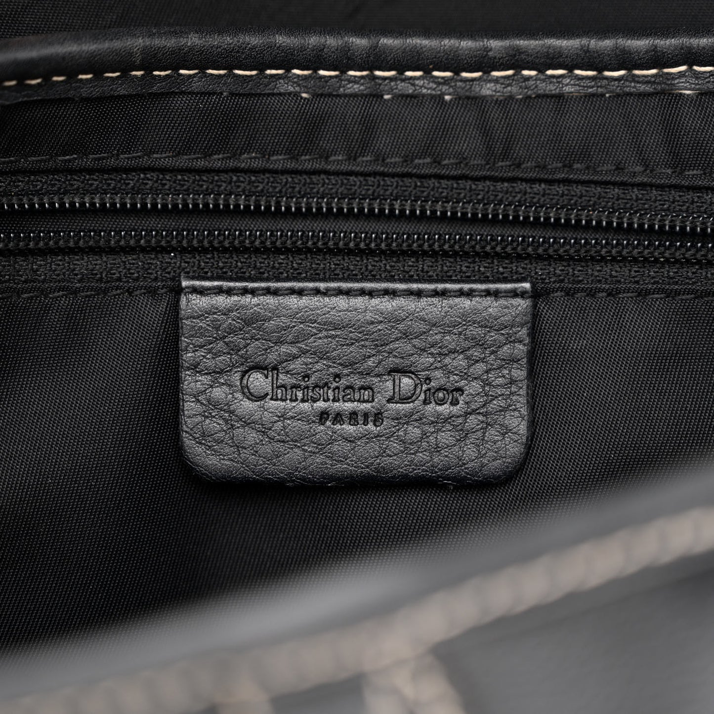 Calfskin Saddle Bag Black