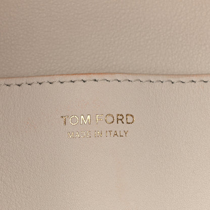 Tom Ford Calfskin Zip Bucket Bag White 5 of 11