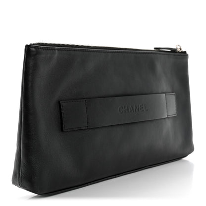 Chanel Metallic Calfskin Keyboard Pouch Black 3 of 7