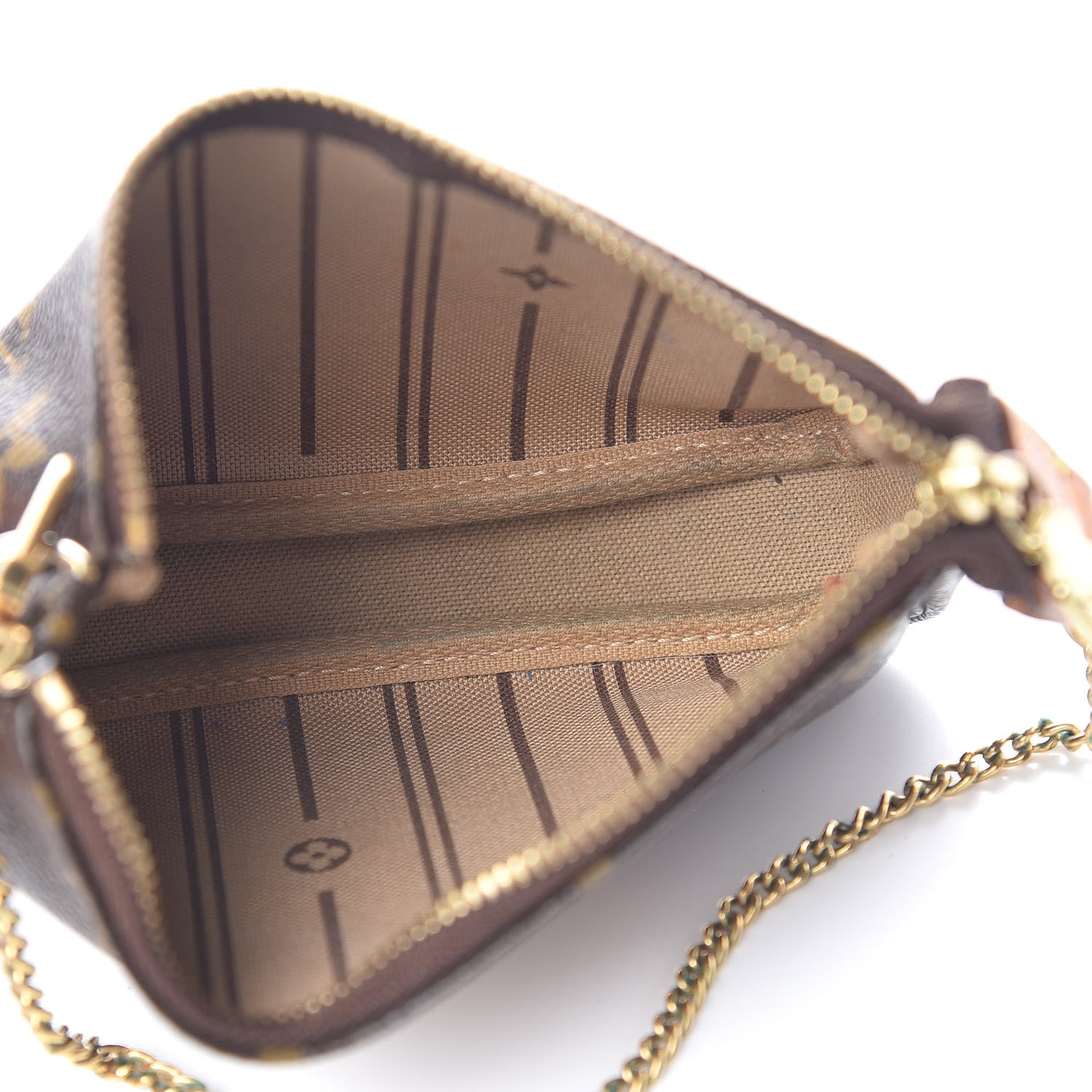 Louis Vuitton Monogram Complice Trunks and Bags Mini Pochette Accessories Beige 5 of 11