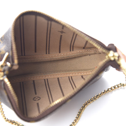 Louis Vuitton Monogram Complice Trunks and Bags Mini Pochette Accessories Beige 5 of 11