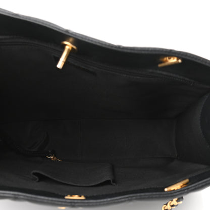 Chanel Caviar Quilted Sweet Classic Shopping Tote Black 4 of 9