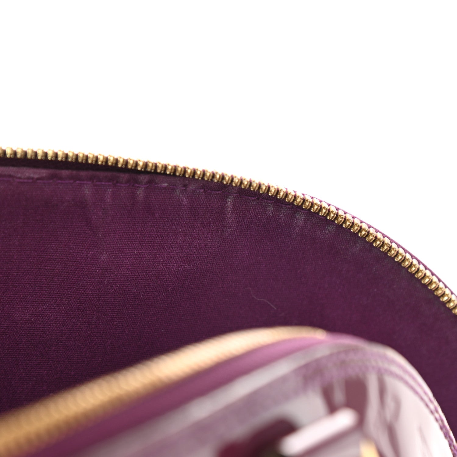 Louis Vuitton Vernis Alma PM Magenta 8 of 9
