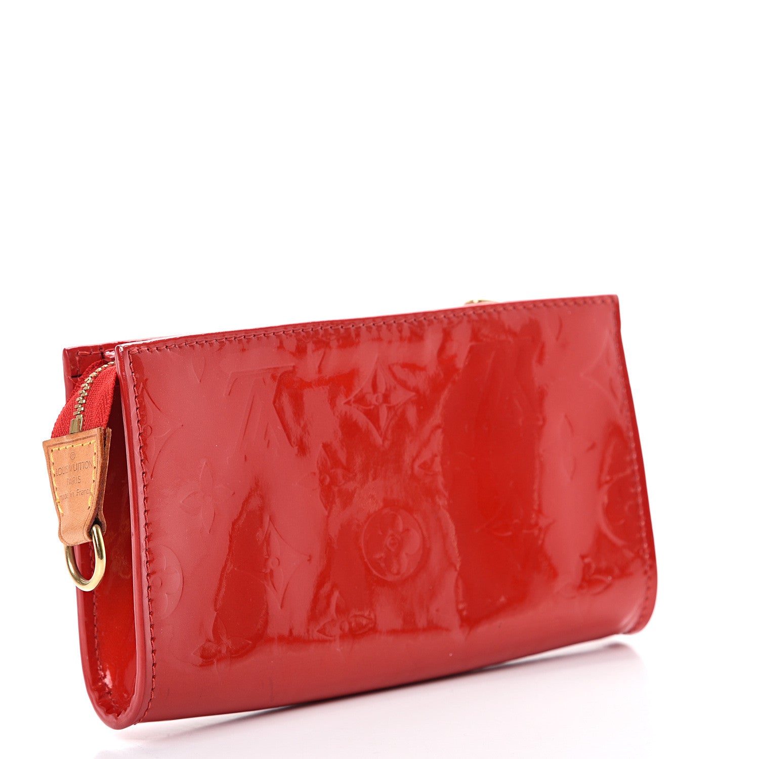 Louis Vuitton Vernis Petit Bucket 23 Pochette Red 2 of 8