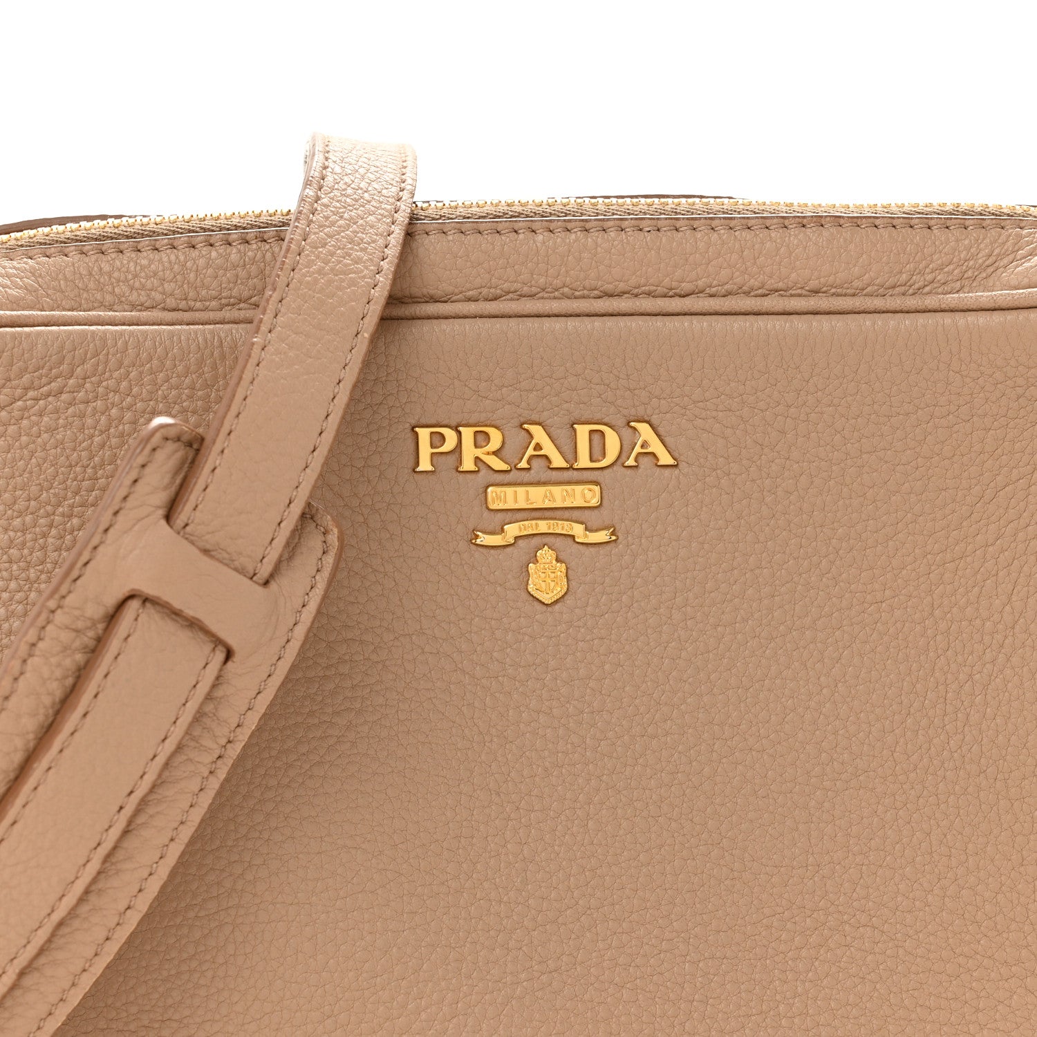 Prada Vitello Phenix Camera Bag Cammeo 10 of 15