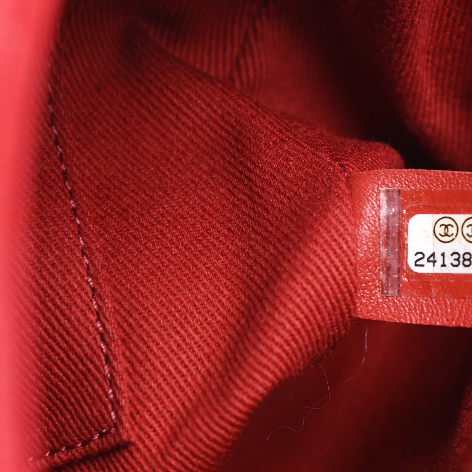 Chanel Caviar Quilted Small Coco Handle Flap Red 7 of 11
