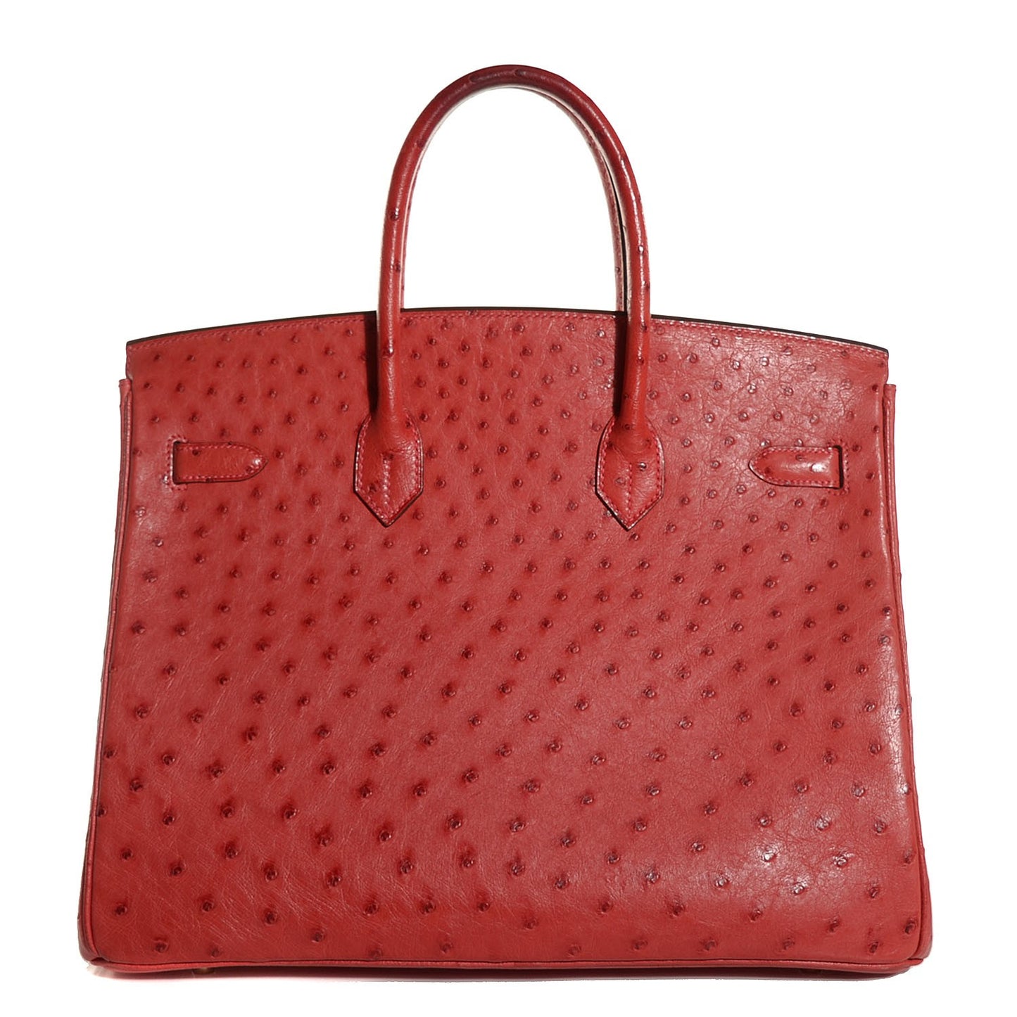 Ostrich Birkin 35 Rouge Vif