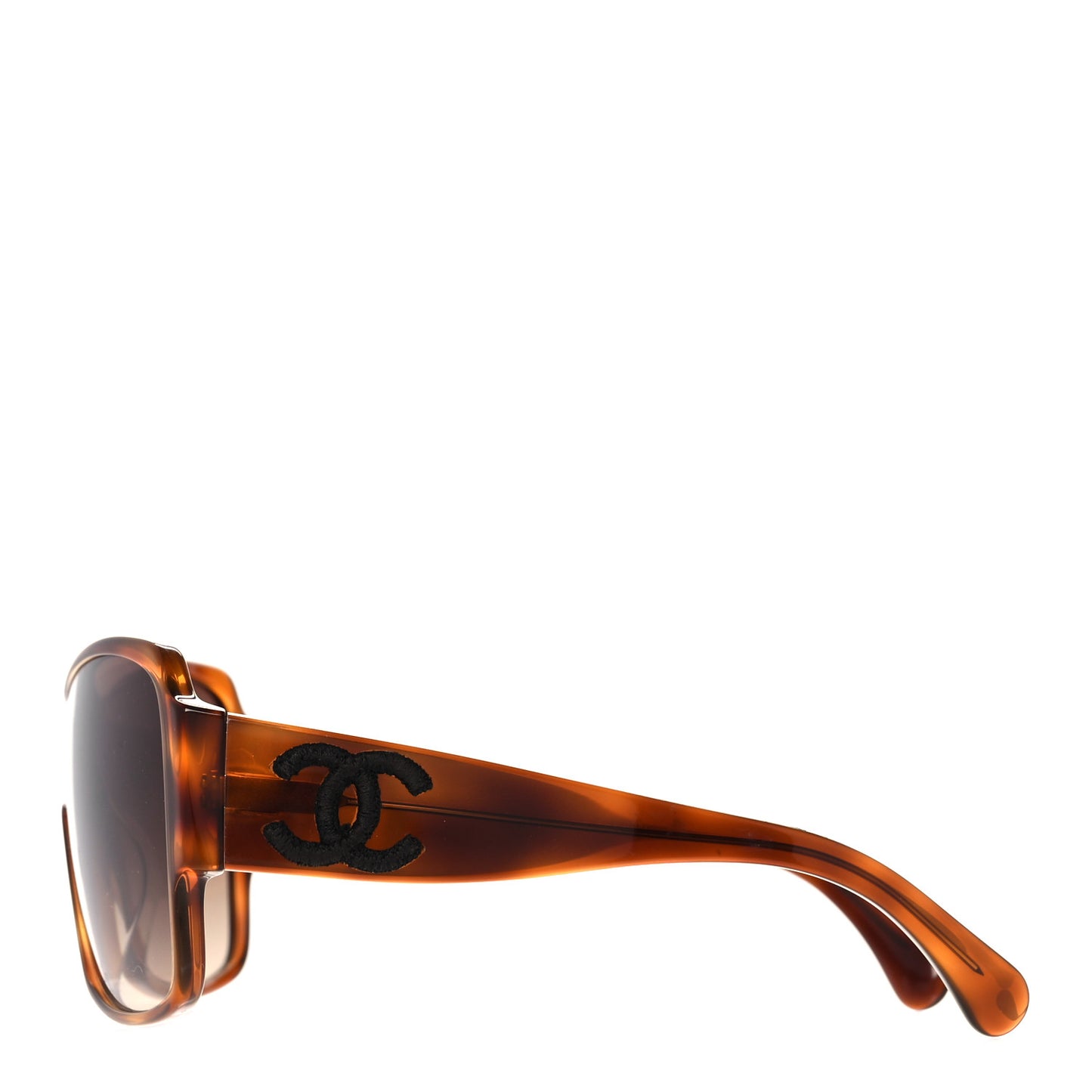 Acetate Shield Sunglasses 5449-A Dark Tortoise