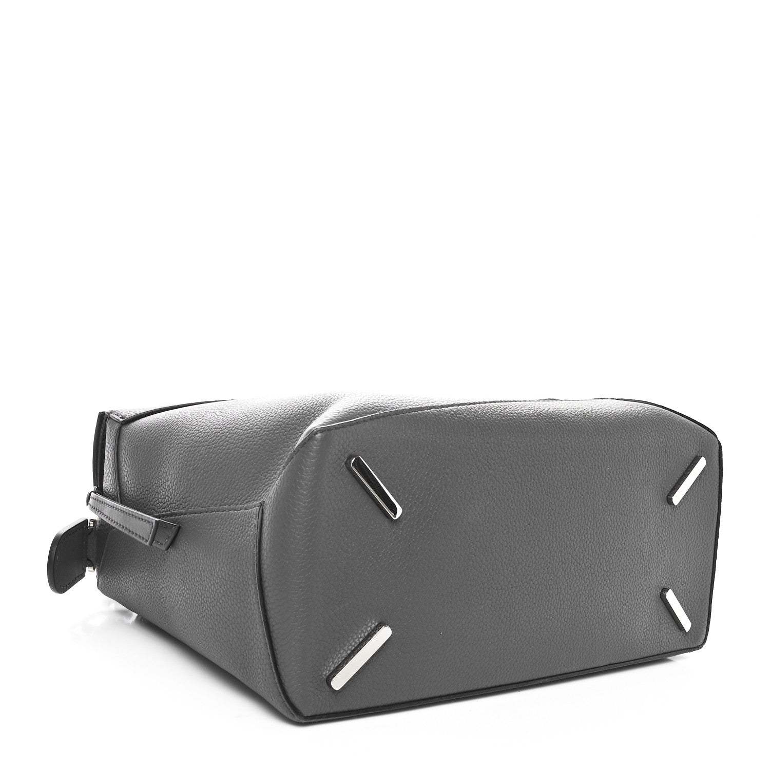 Loewe Calfskin Large Puzzle Edge Bag Dark Grey 4 of 9