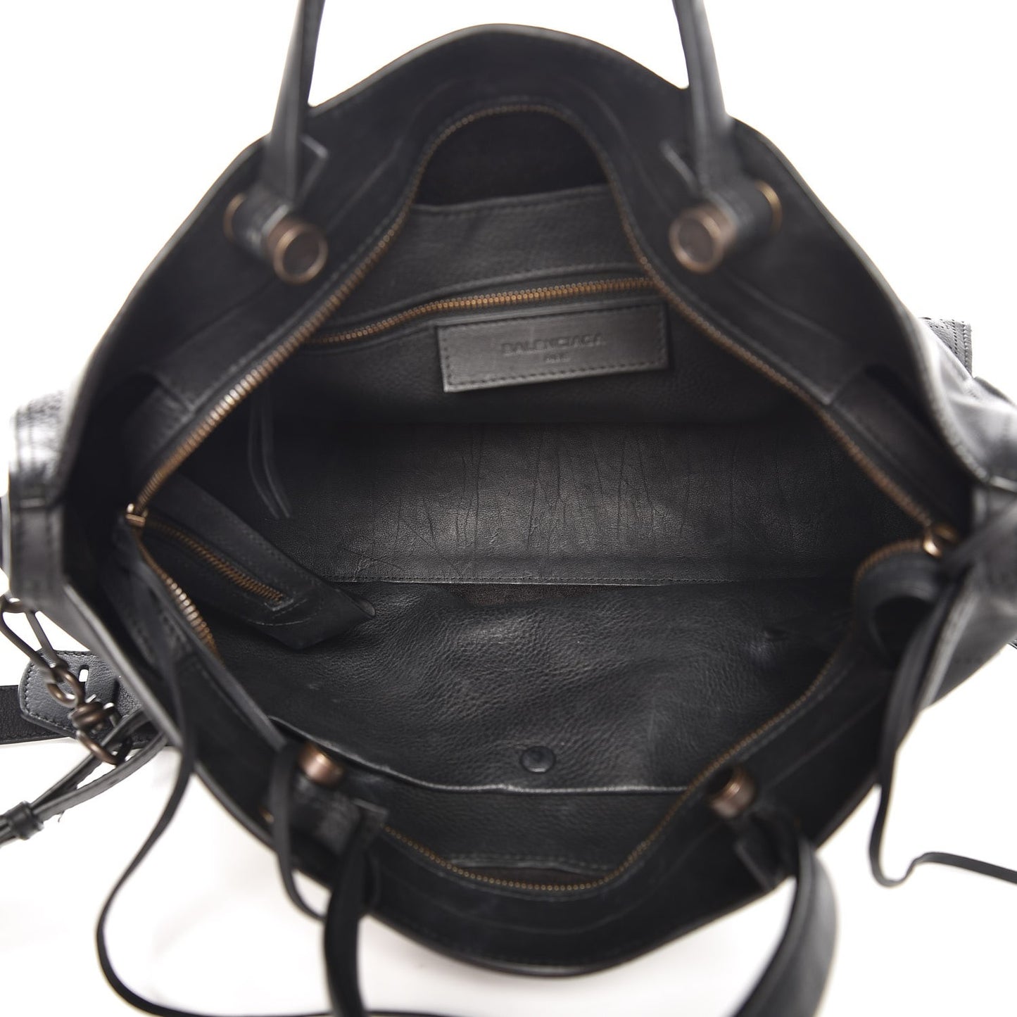 Veau Soyeux Perforated Blackout Hardware City Black