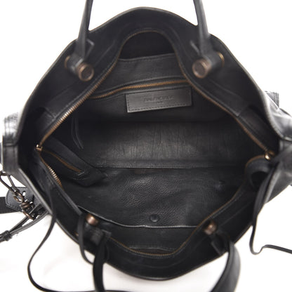 Balenciaga Veau Soyeux Perforated Blackout Hardware City Black 5 of 15