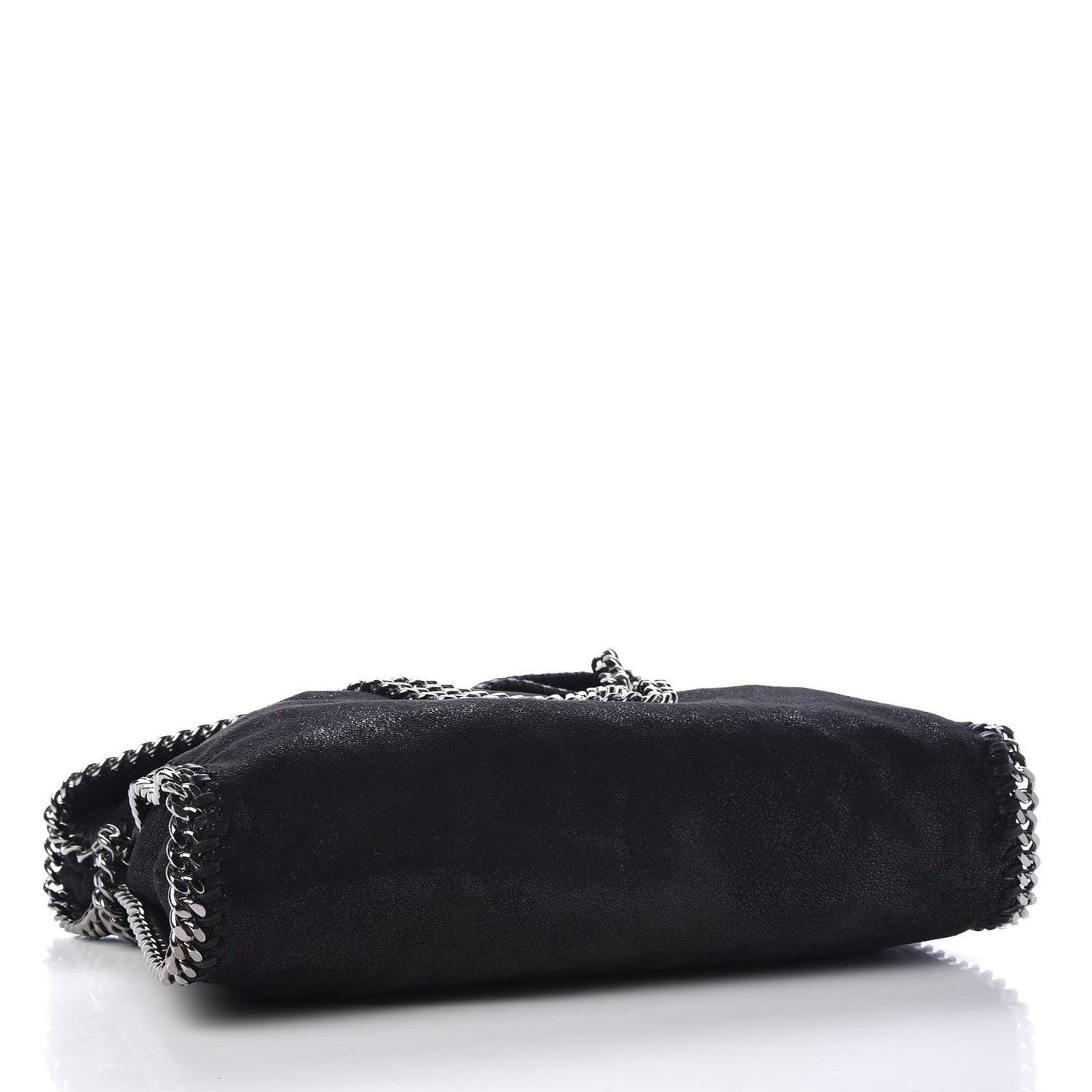 Shaggy Deer Falabella Fold Over Tote Black