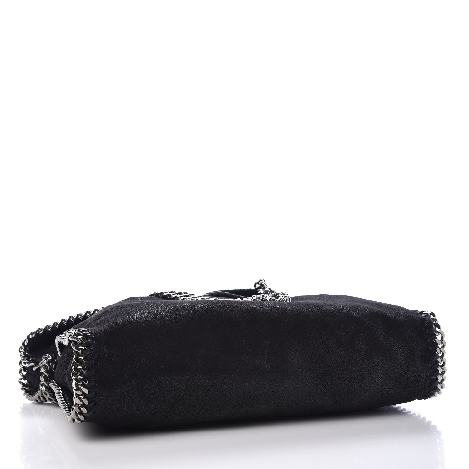 Stella McCartney Shaggy Deer Falabella Fold Over Tote Black 4 of 7