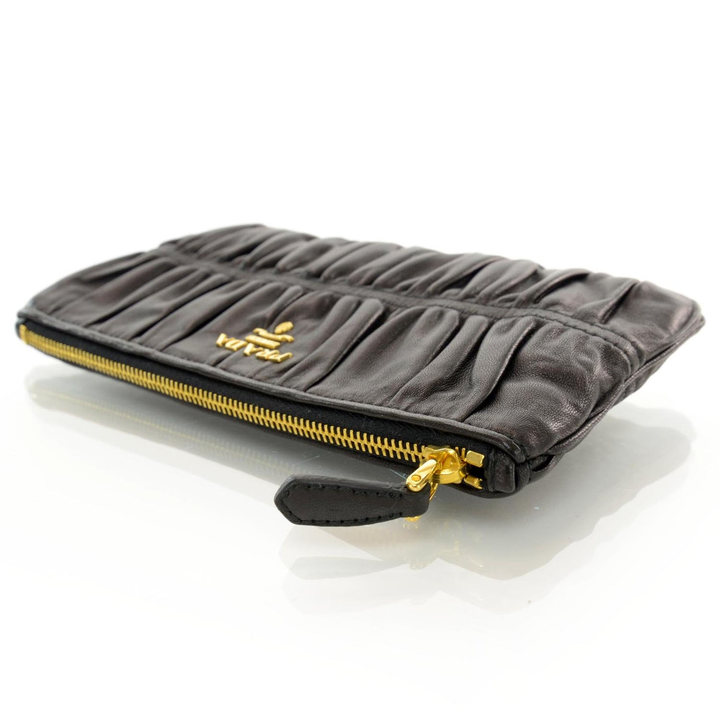 Nappa Gaufre Pouch Nero Black