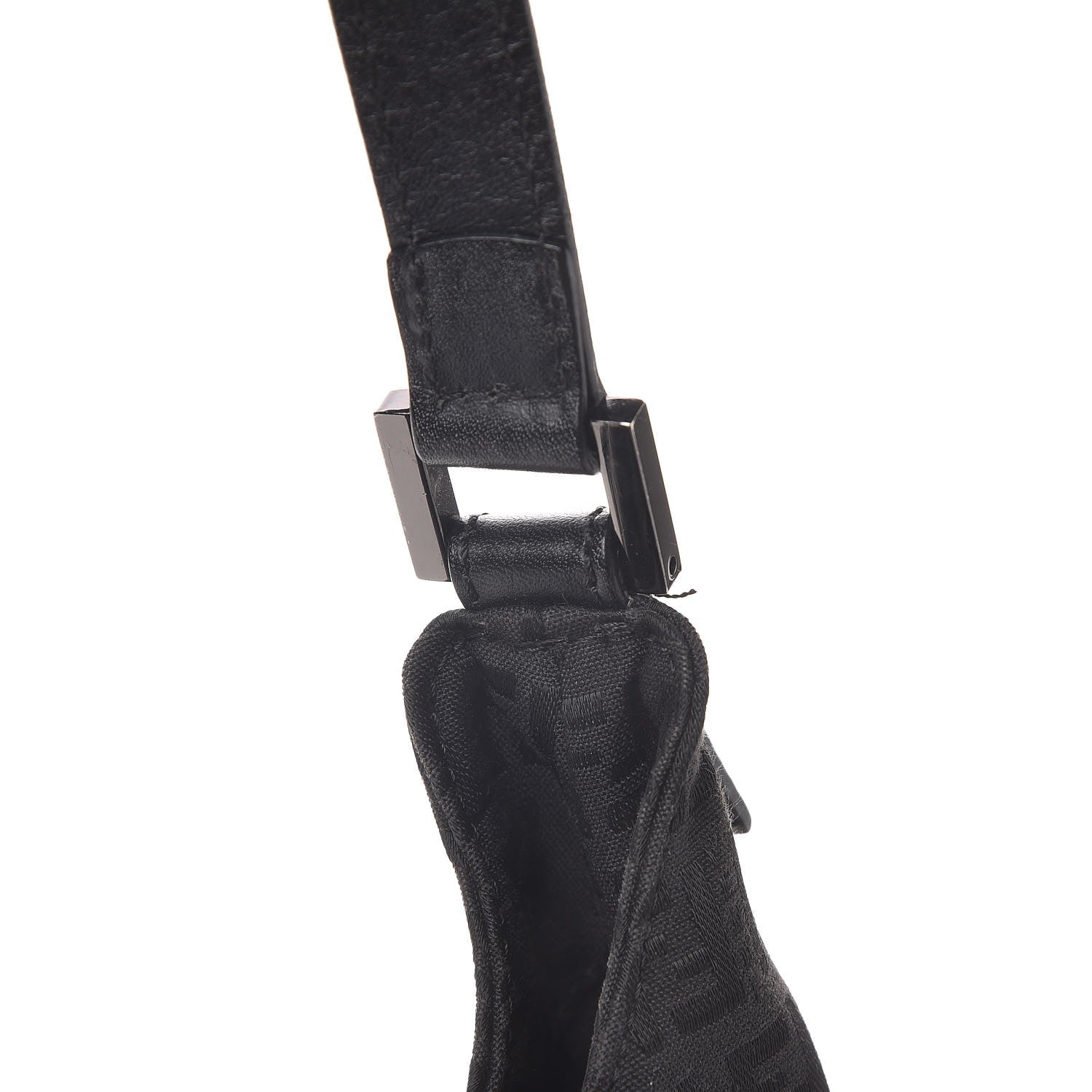 Fendi Zucchino Hobo Black 7 of 8