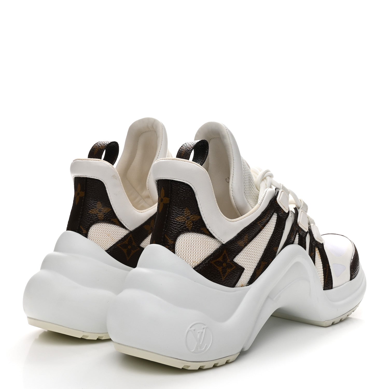 Louis Vuitton Patent Monogram LV Archlight Sneakers 40 White 5 of 11