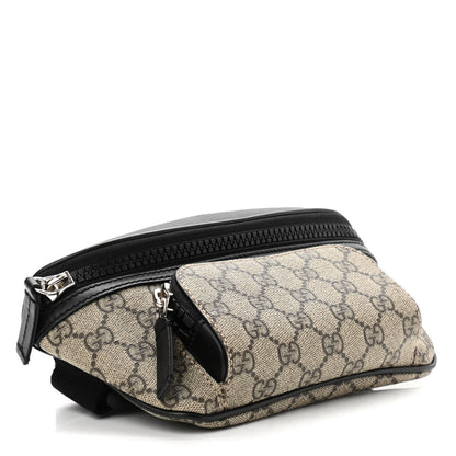 Gucci GG Supreme Monogram Belt Bag Black 4 of 11