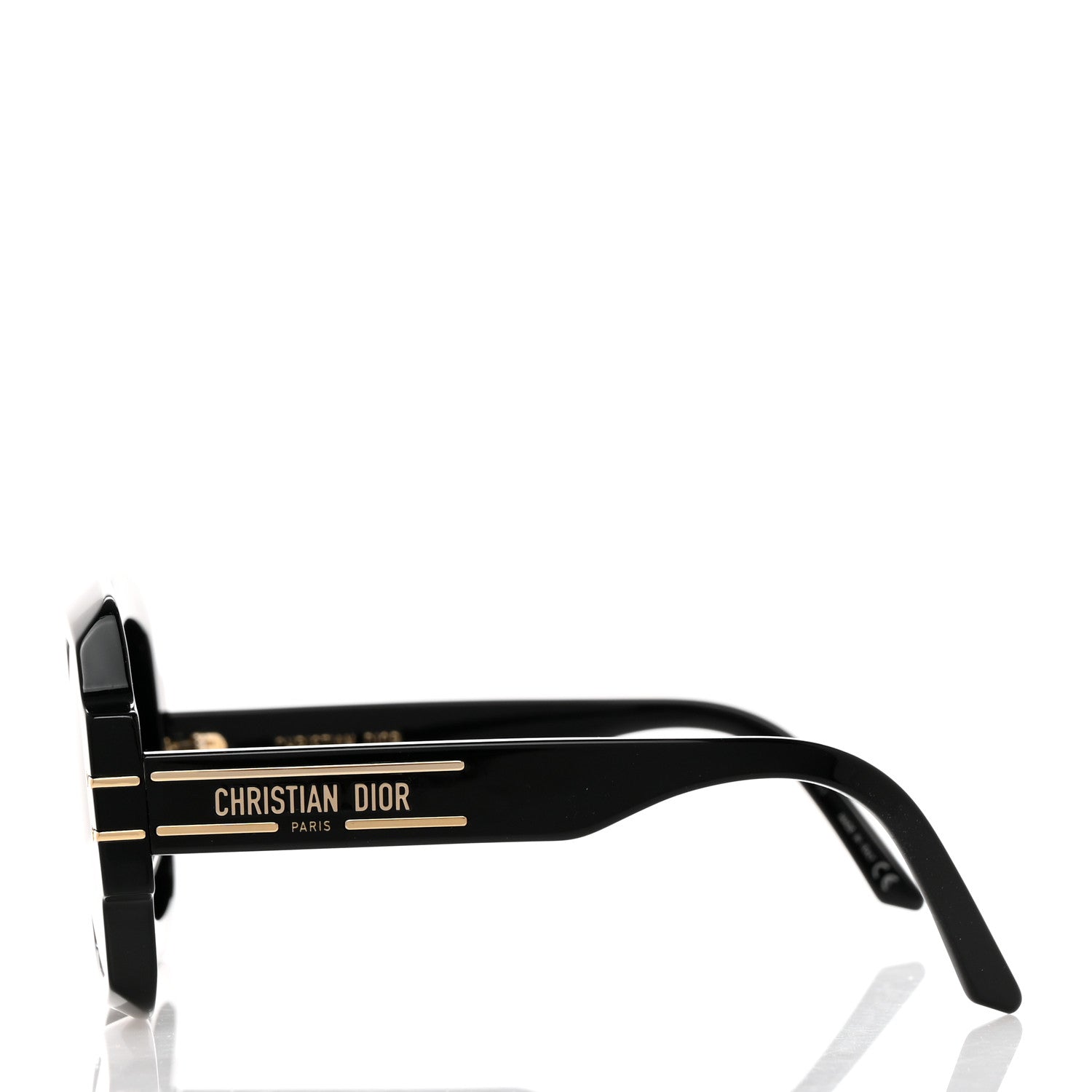 Christian Dior Acetate Diorsignature S1U Square Sunglasses Black 3 of 8