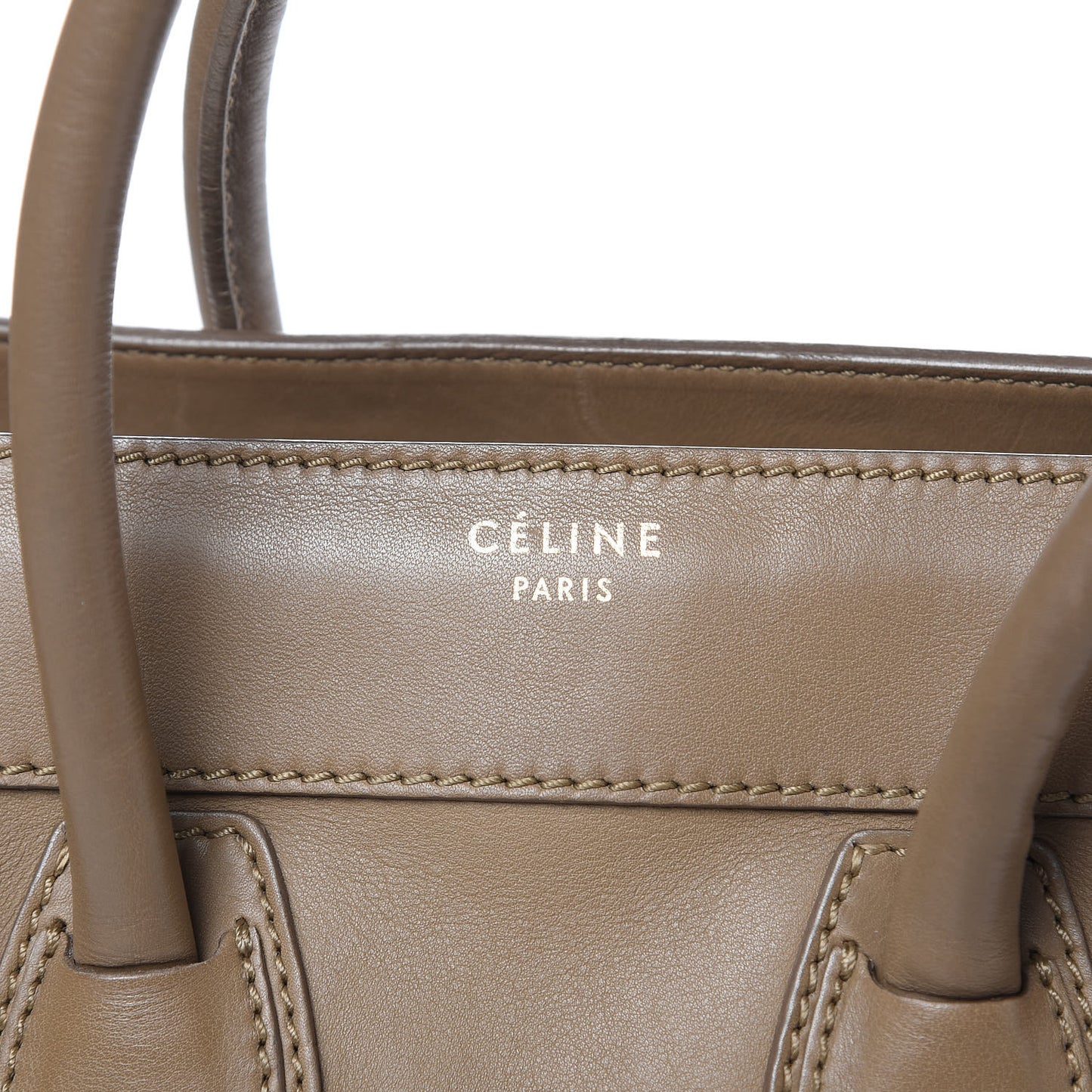 Smooth Calfskin Micro Luggage Camel