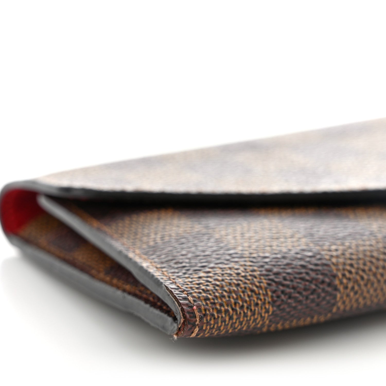 Louis Vuitton Damier Ebene Josephine Wallet Red 9 of 16