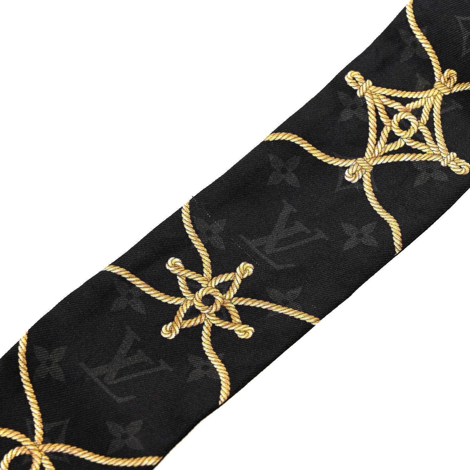 Louis Vuitton Silk Rope Logo BB Bandeau Black 4 of 4