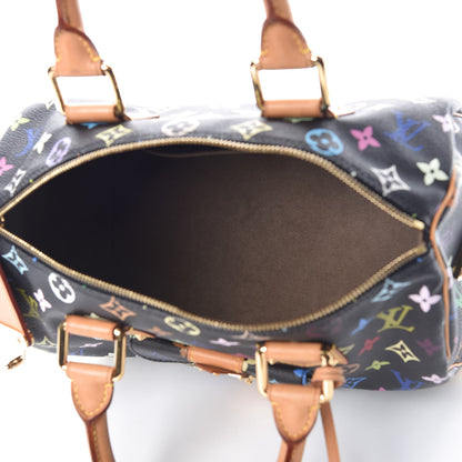 Louis Vuitton Monogram Multicolor Speedy 30 Black 5 of 10
