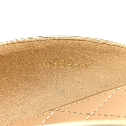 Chanel Metallic Lambskin Chain Braided Mules 40.5 Light Gold 6 of 10