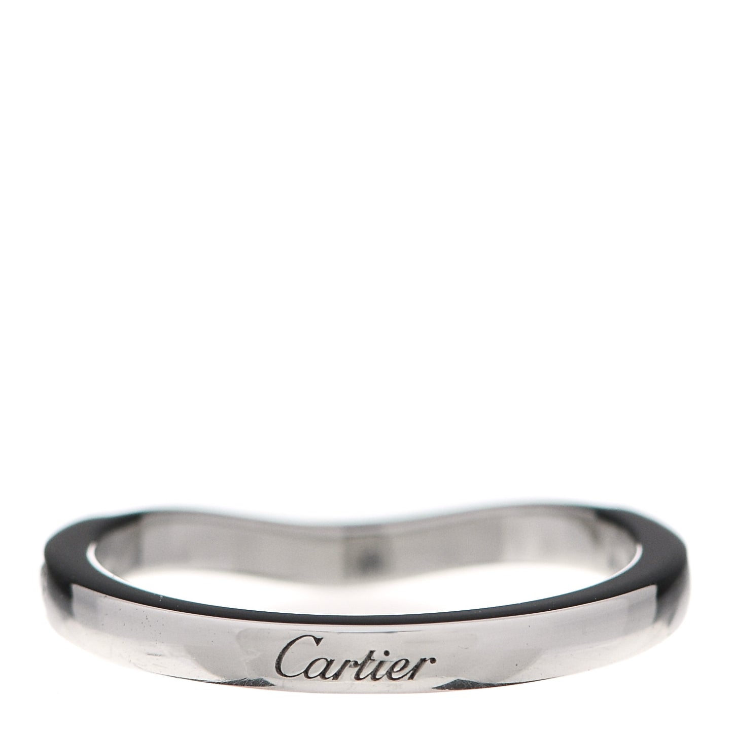 Platinum Diamond Ballerine Wedding Band Ring 46 3.75