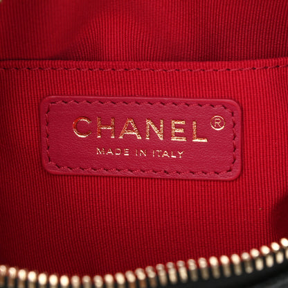 Chanel Shiny Caviar Quilted Chain Melody Camera Bag Black 6 of 10