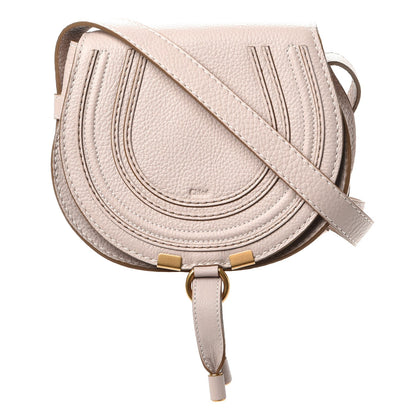 Chloe Calfskin Mini Marcie Round Crossbody Bag Blush Nude 1 of 8