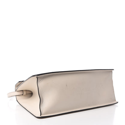 Gucci Calfskin Web Medium Sylvie Top Handle Bag White 5 of 20