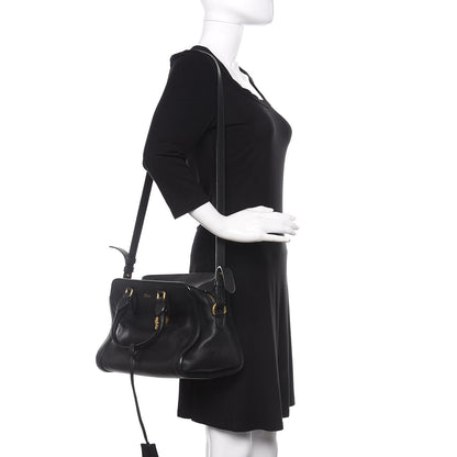 Alexander McQueen Pebbled Calfskin Small Skull Padlock Zip Around Tote Black 2 of 12
