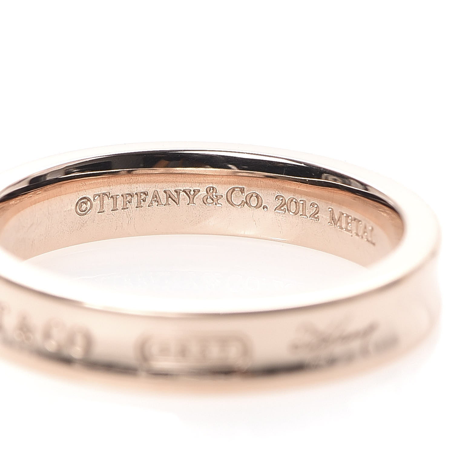 Tiffany Rubedo Narrow 1837 Band Ring 54 7 4 of 4