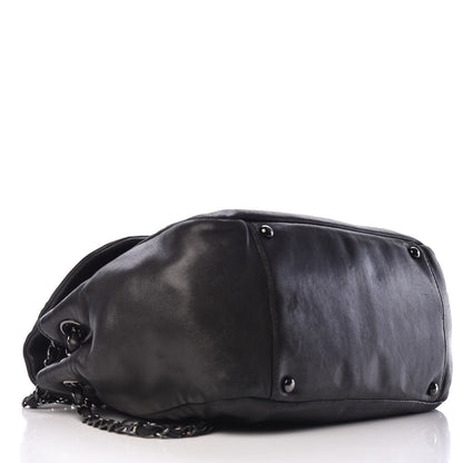 Chanel Lambskin Studded Accordion CC Flap Black 4 of 15