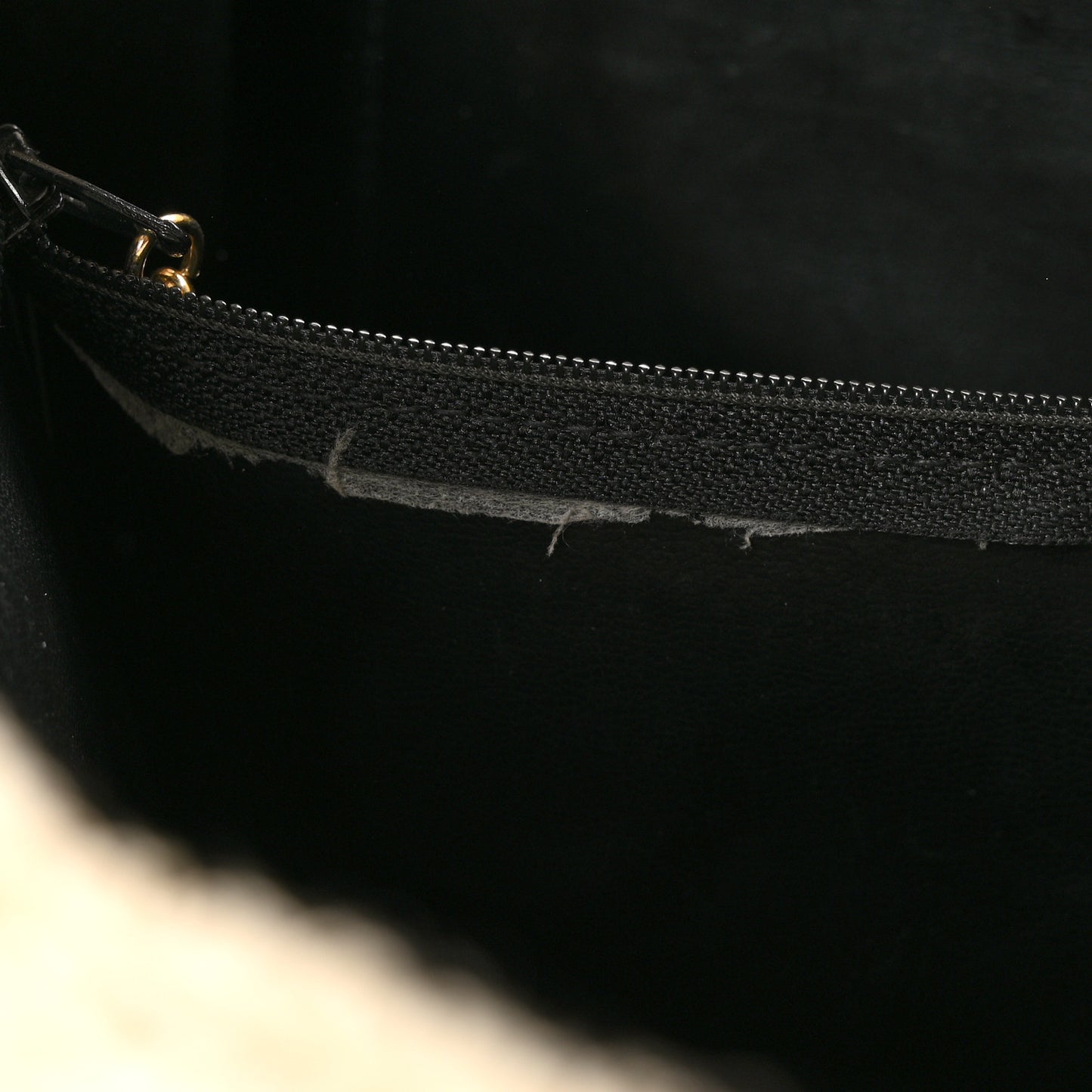 Terry Cotton CC Tote Black White