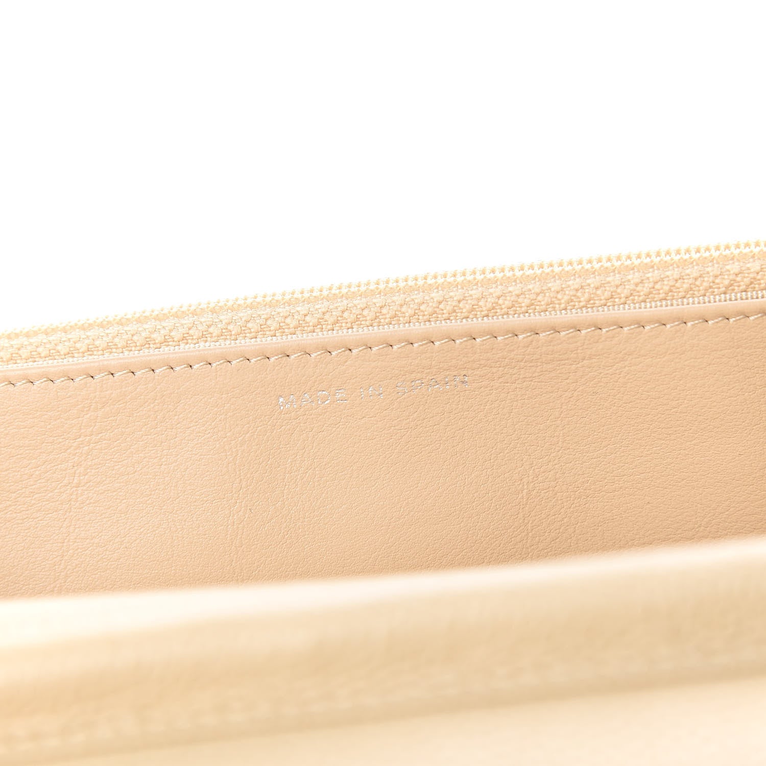 Chanel Caviar Quilted Wallet On Chain WOC Light Beige 7 of 11