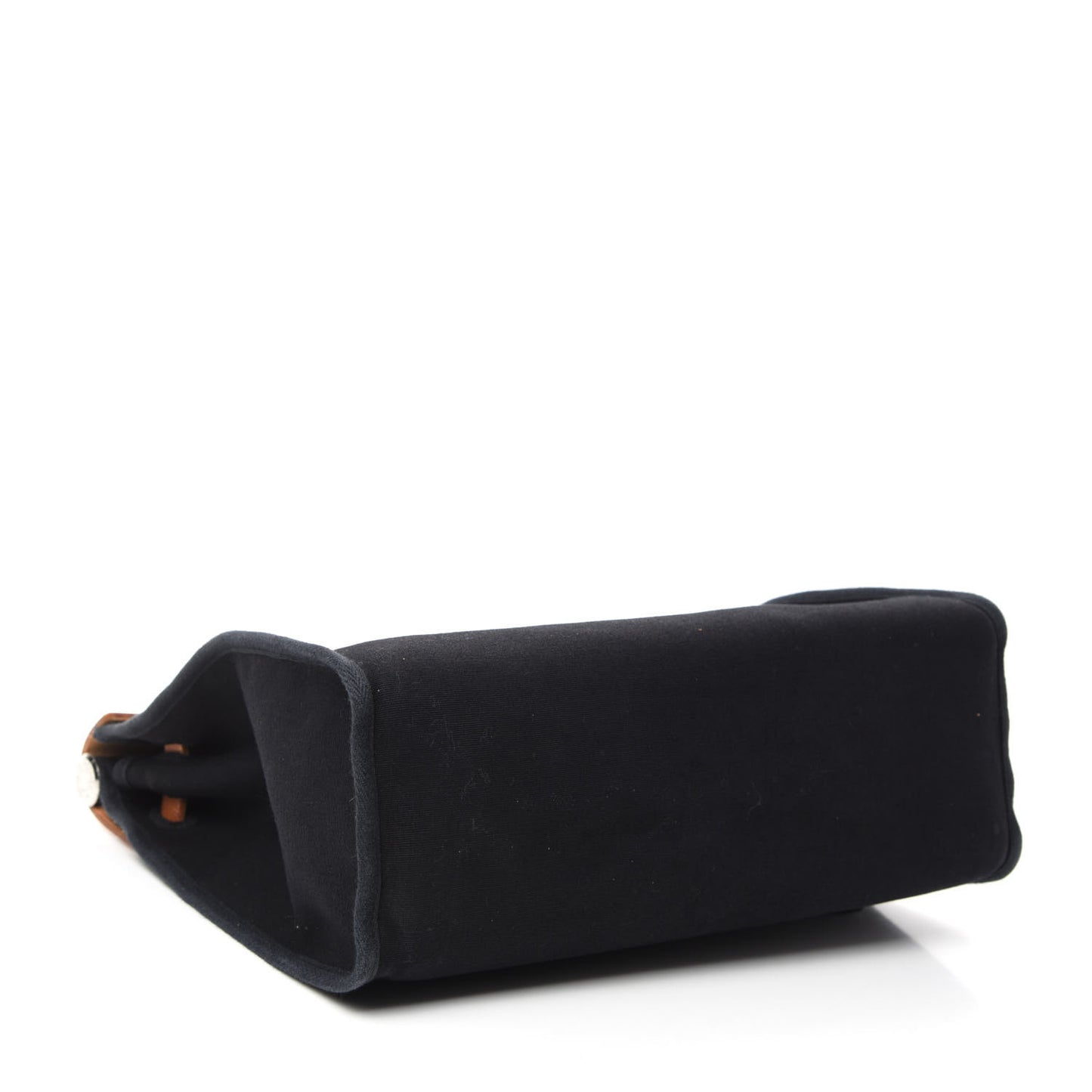 Toile Vache Calfskin Herbag 30 PM Black Natural