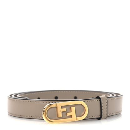 Fendi Vitello King Fendi O'Lock 2CM Belt 95 38 Tortora 1 of 5