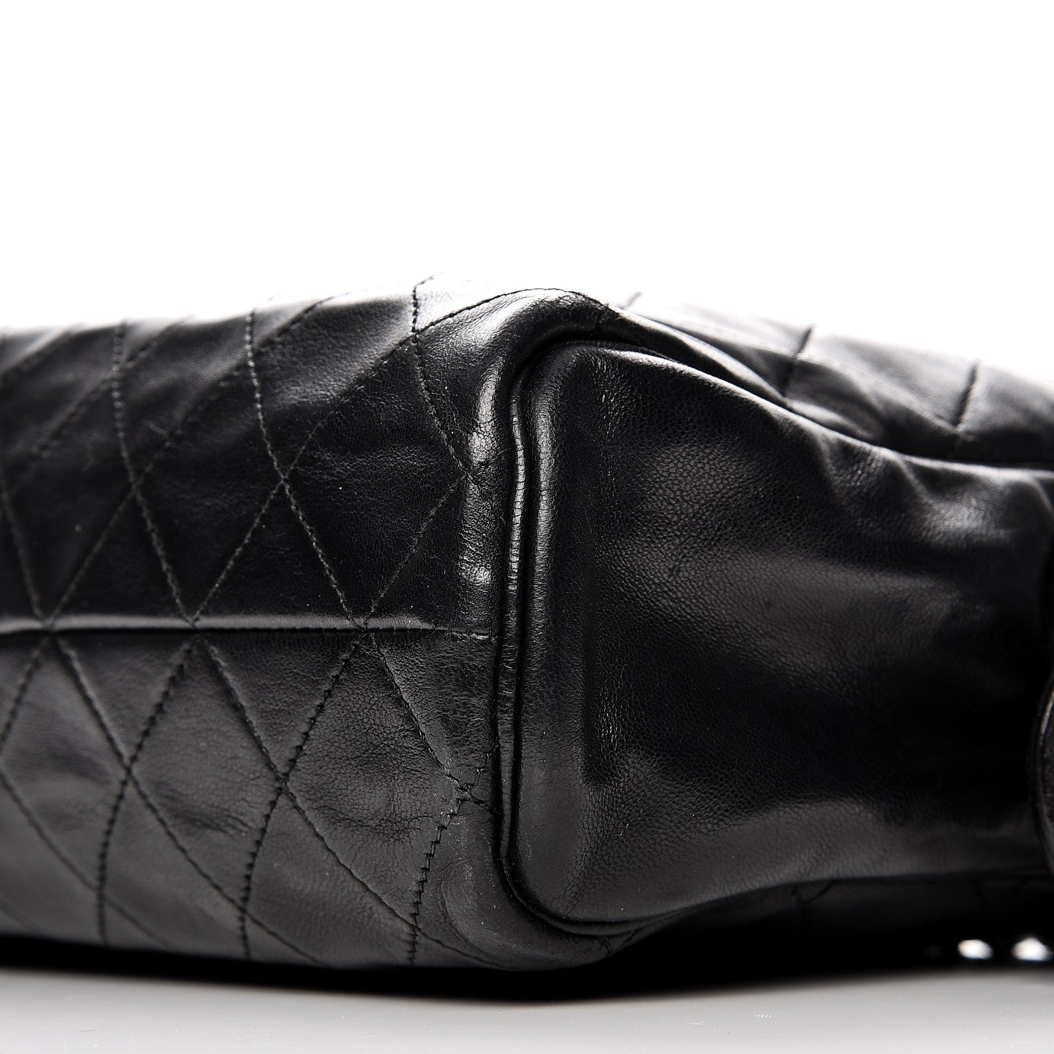 Chanel Lambskin Quilted Shoulder Bag Black 9 of 14