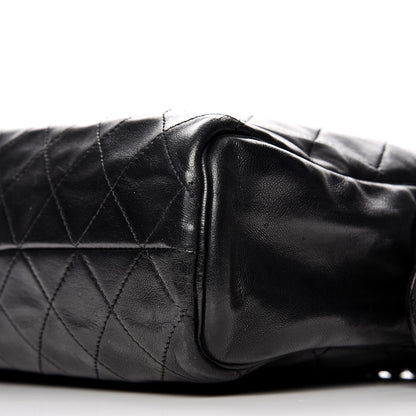 Chanel Lambskin Quilted Shoulder Bag Black 9 of 14