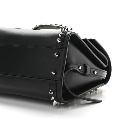 Alexander McQueen Calfskin Studded The Small Story Bag Black 8 of 8