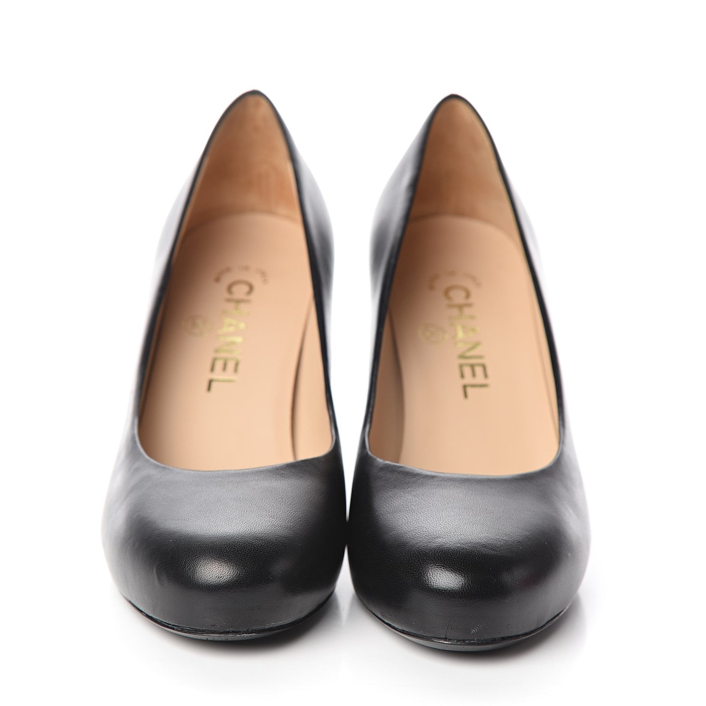 Lambskin CC Pumps 35 Black