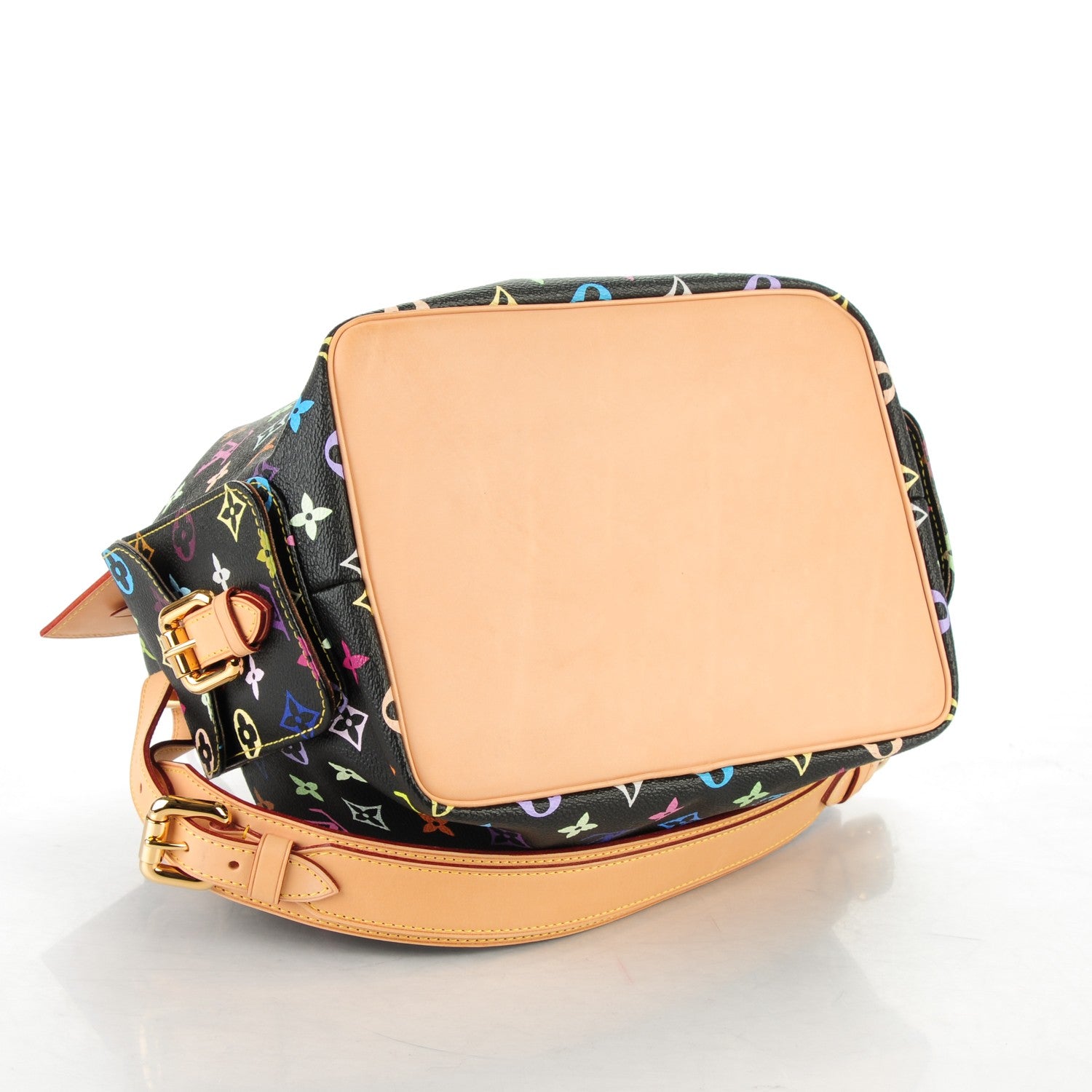 Louis Vuitton Monogram Multicolor Petit Noe Black 4 of 7